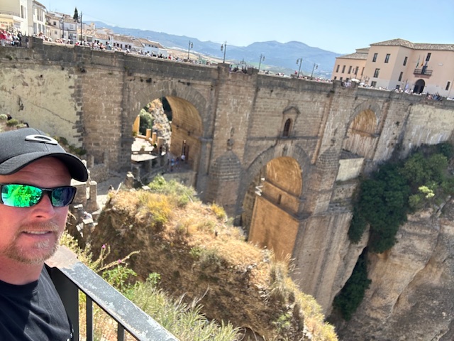 Pont Neuf de Ronda en Andalousie, Espagne